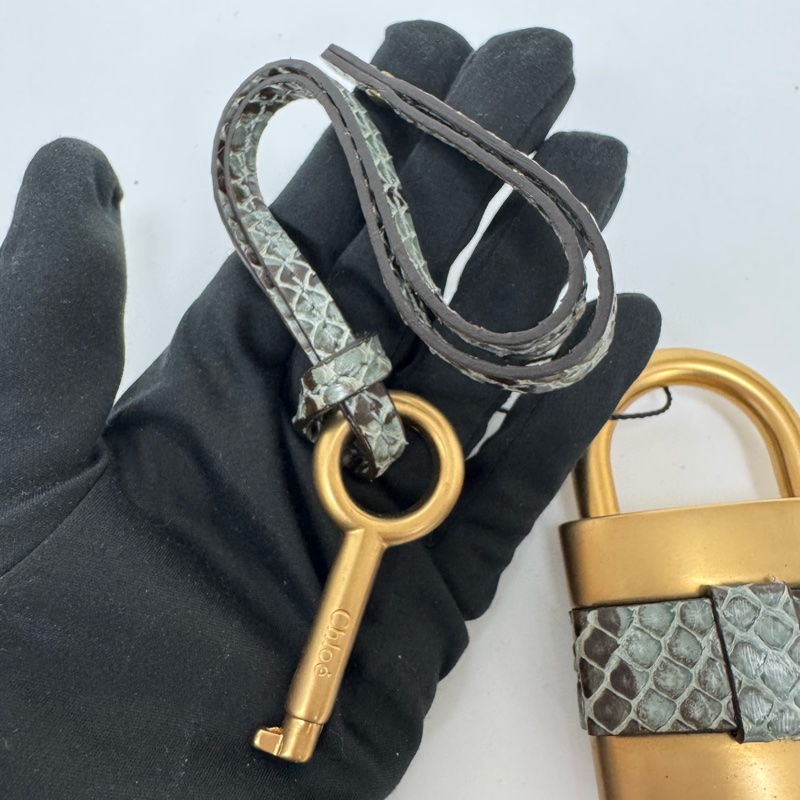 Chloe' 鎖頭擺件 vintage 中古 稀有-7