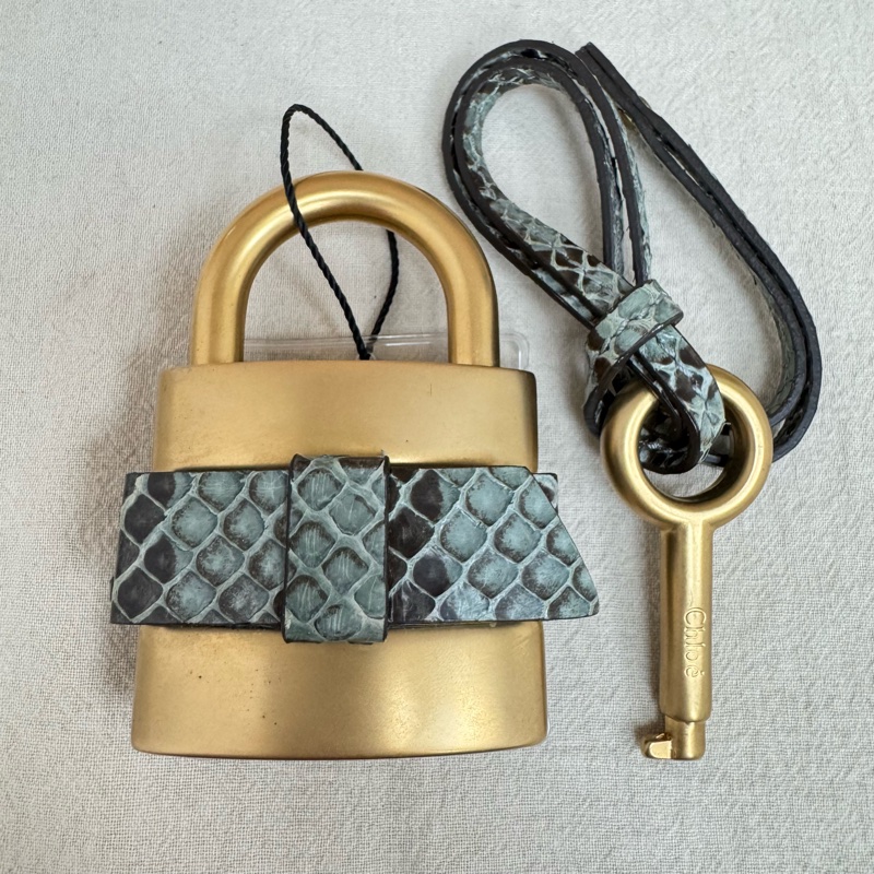 Chloe' 鎖頭擺件 vintage 中古 稀有-9