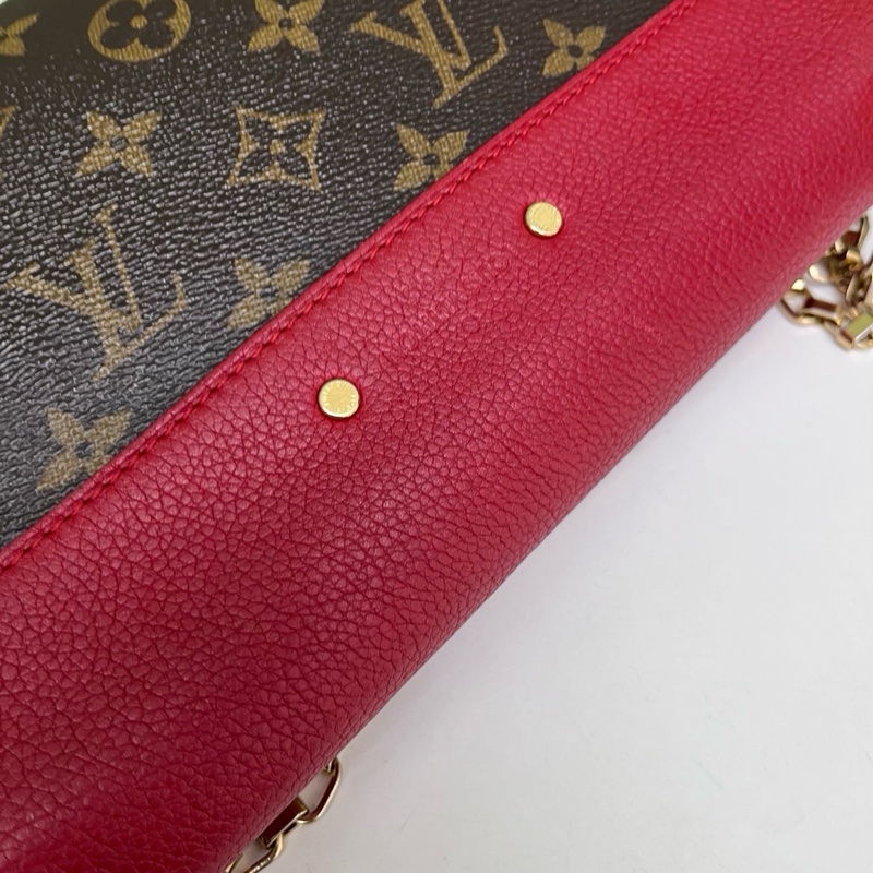 LV pallas chain老花鏈條包-4