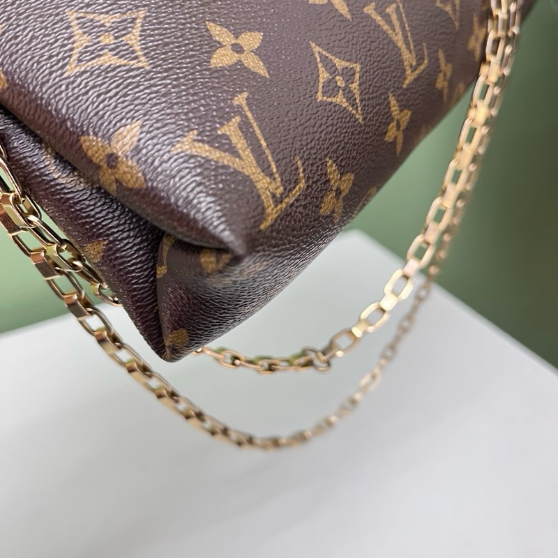 LV pallas chain老花鏈條包-6