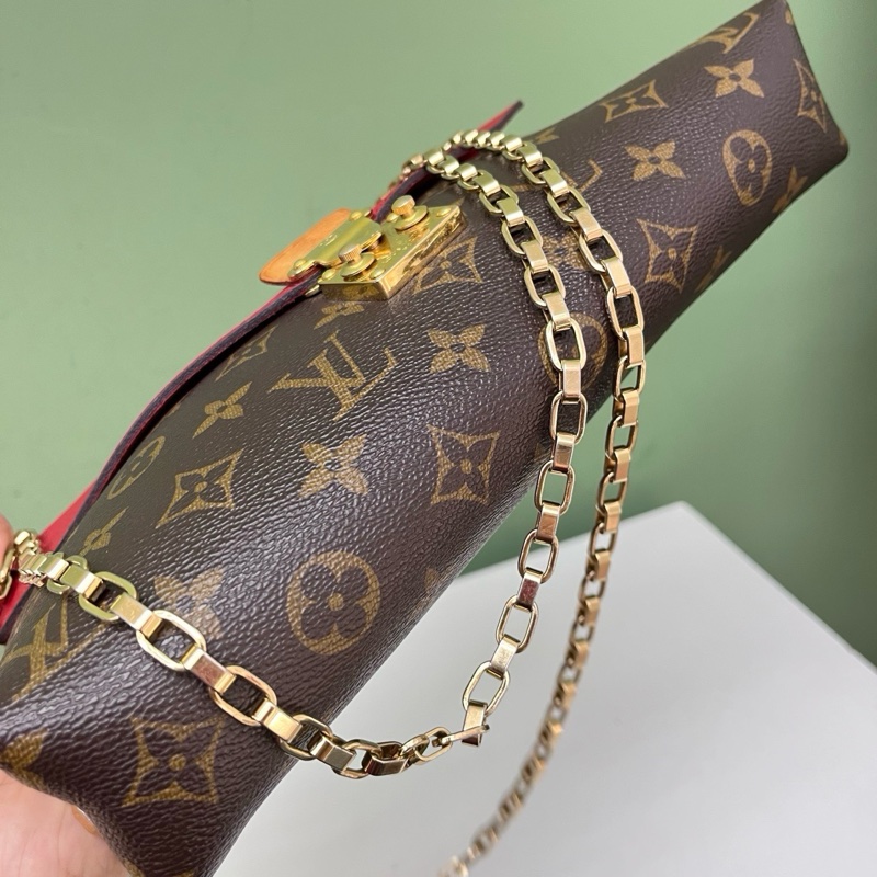 LV pallas chain老花鏈條包-8