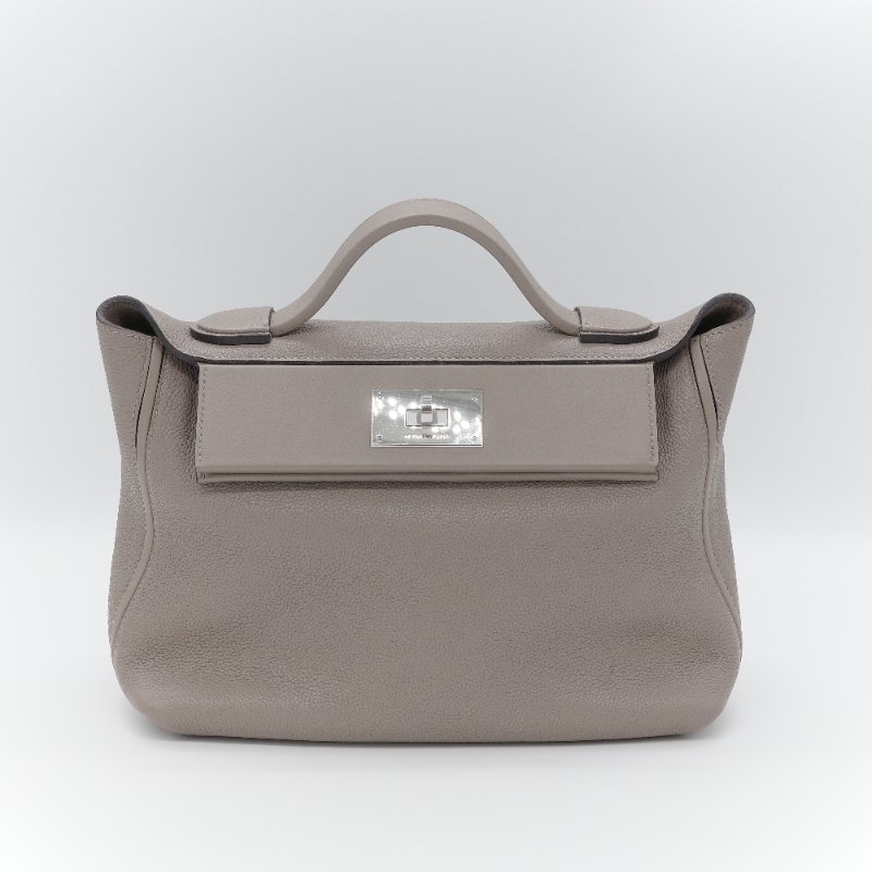 Hermès 愛馬仕 24/24 29 大象灰 牛皮 肩背包 手提包-1