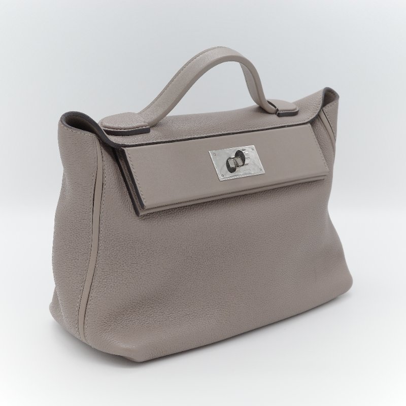 Hermès 愛馬仕 24/24 29 大象灰 牛皮 肩背包 手提包-4