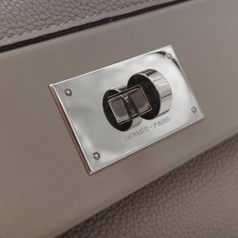 Hermès 愛馬仕 24/24 29 大象灰 牛皮 肩背包 手提包-6