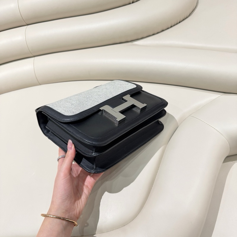 Hermes愛馬仕 黑銀constance康康-1