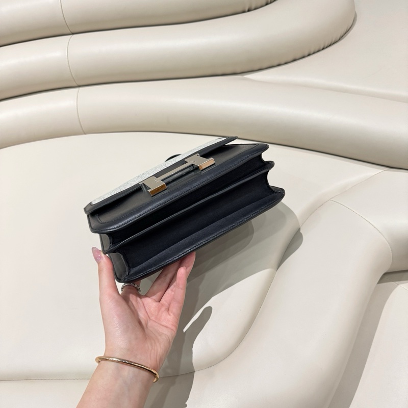 Hermes愛馬仕 黑銀constance康康-2