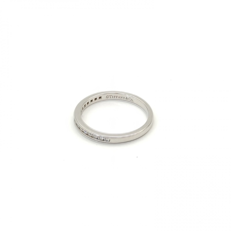 TIFFANY&CO 鑽石pt950排鑽戒指53/-2