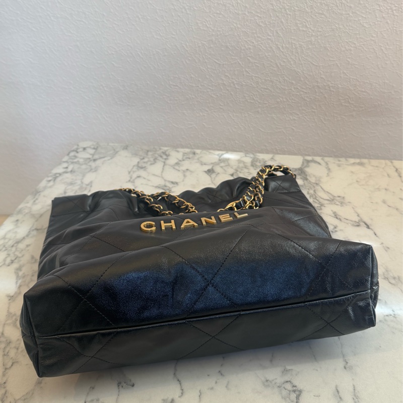 Chanel黑色金字樣22bag小號 最經典最搶手的尺寸-4