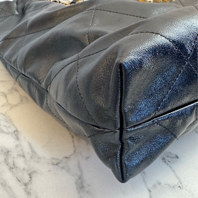 Chanel黑色金字樣22bag小號 最經典最搶手的尺寸-5