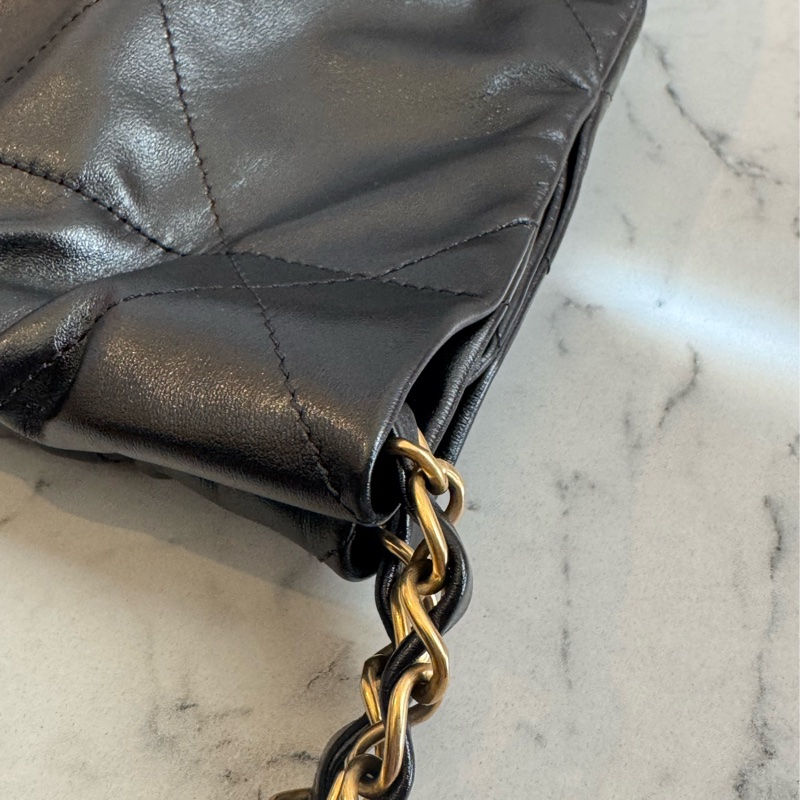 Chanel黑色金字樣22bag小號 最經典最搶手的尺寸-13