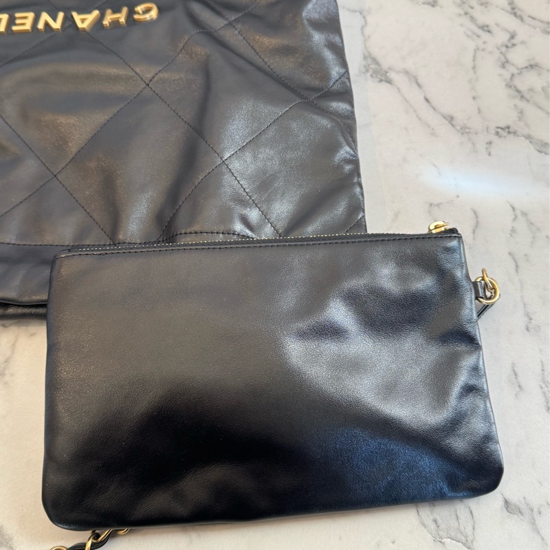 Chanel黑色金字樣22bag小號 最經典最搶手的尺寸-25