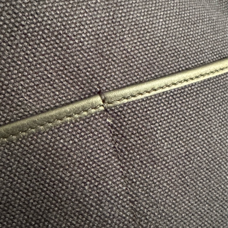 Hermes深藍帆布/黑皮革金釦picotin18  超好看✨-27