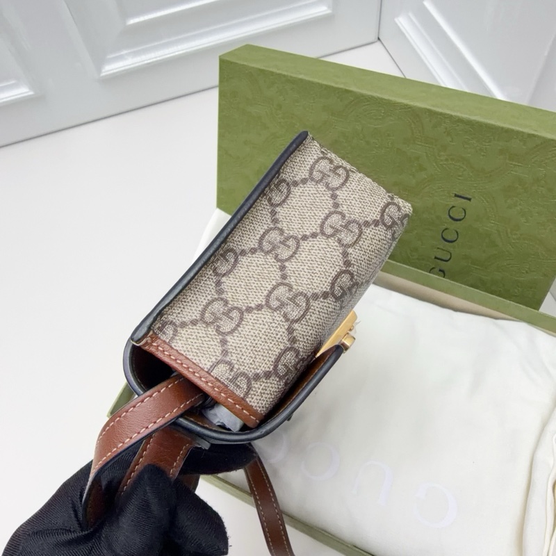 全新GUCCI古馳 Padlock月光寶盒手提盒子-3