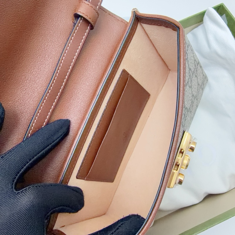 全新GUCCI古馳 Padlock月光寶盒手提盒子-6