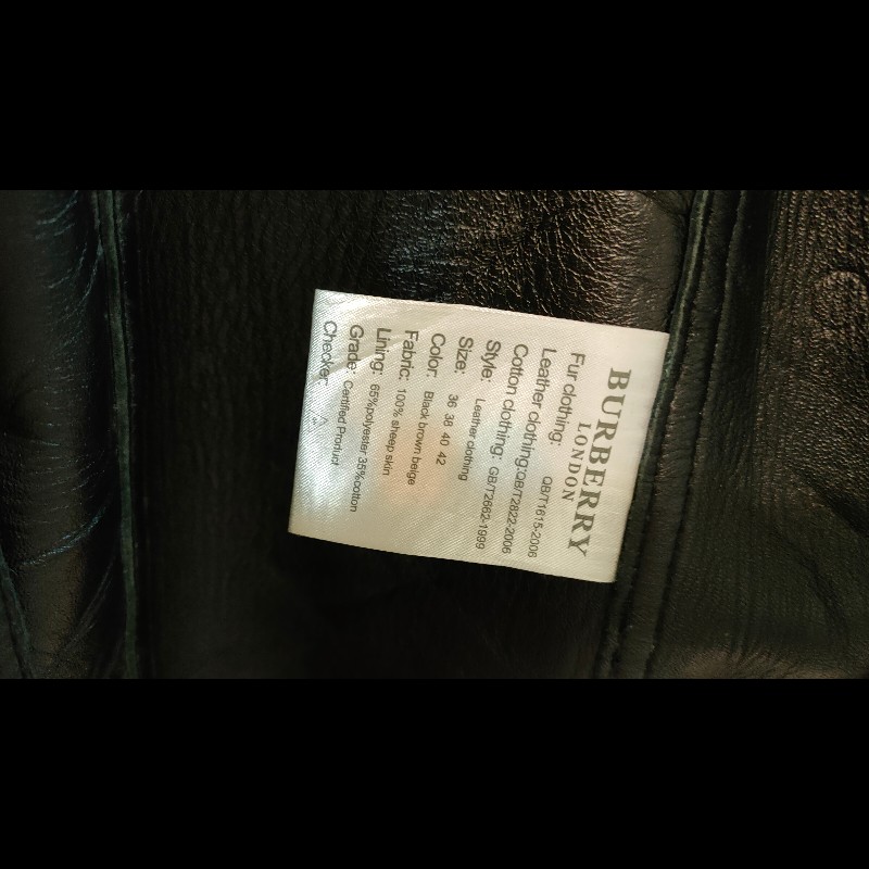 Burberry Black Label 真皮羊皮長版風衣外套｜36｜日本線停產款-14