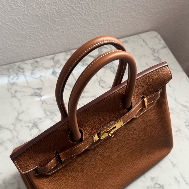 Hermes37棕金釦Birkin30 超好看🫶-12