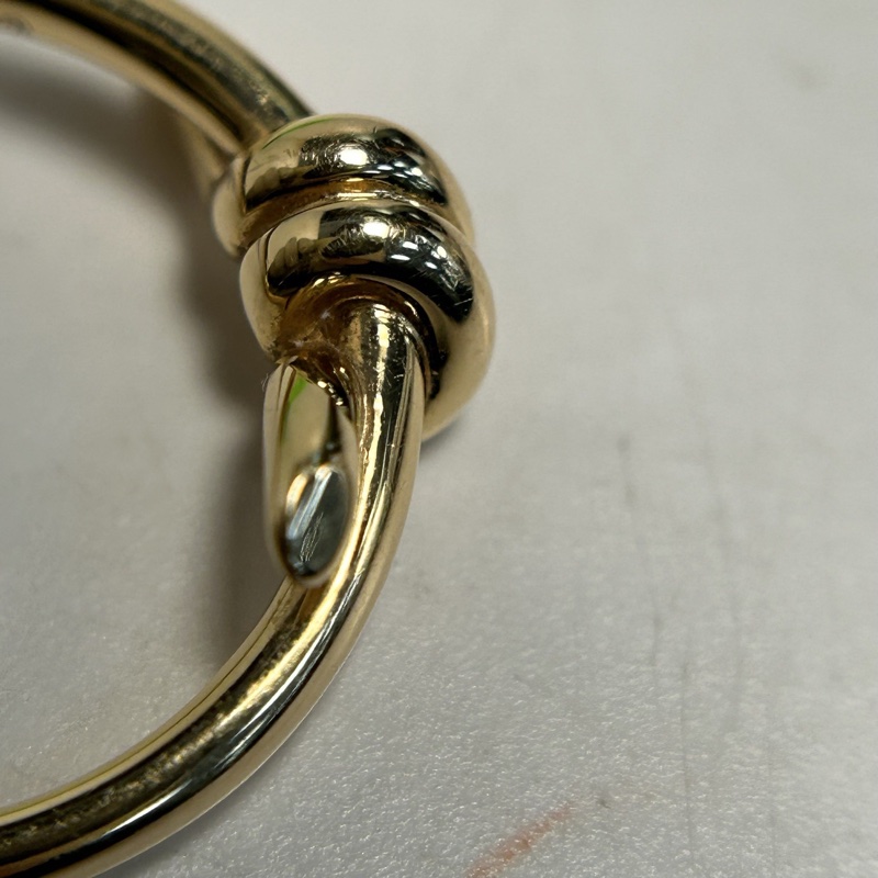 TIFFANY&CO 18K玫瑰金Knot系列雙打結式戒指-4