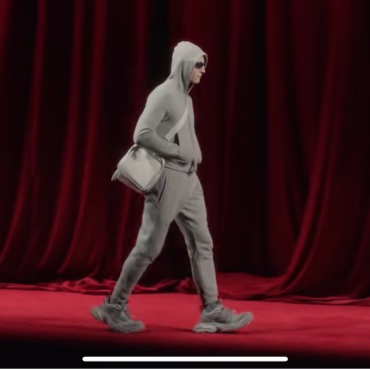 『獨家秀款』Balenciaga Cargo suede grey mix-5