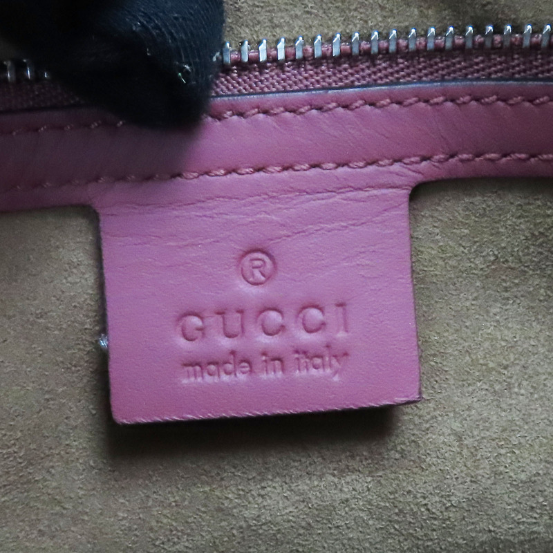 棕色帆布 紅色牛皮 花朵印花 GG Blooms 兩用包【GUCCI 古馳】 409529-6