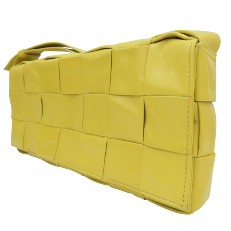 黃色 牛皮 Stretch Cassette 肩背包【BOTTEGA VENETA BV 寶緹嘉】-2