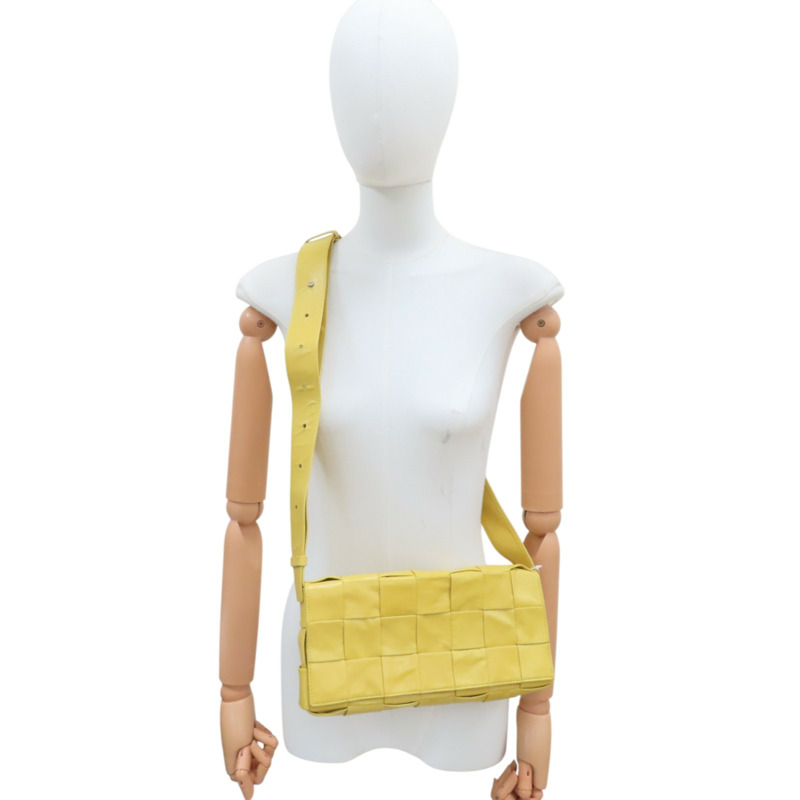 黃色 牛皮 Stretch Cassette 肩背包【BOTTEGA VENETA BV 寶緹嘉】-7