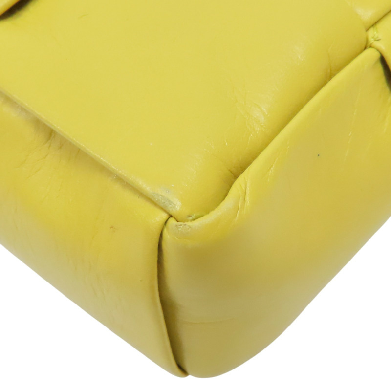 黃色 牛皮 Stretch Cassette 肩背包【BOTTEGA VENETA BV 寶緹嘉】-10