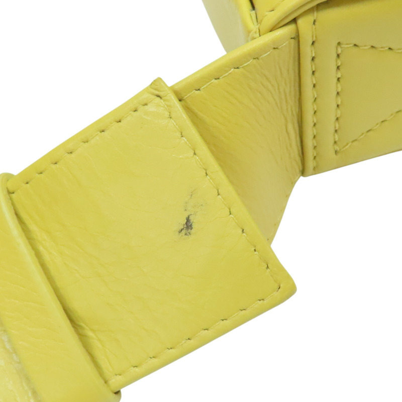 黃色 牛皮 Stretch Cassette 肩背包【BOTTEGA VENETA BV 寶緹嘉】-12