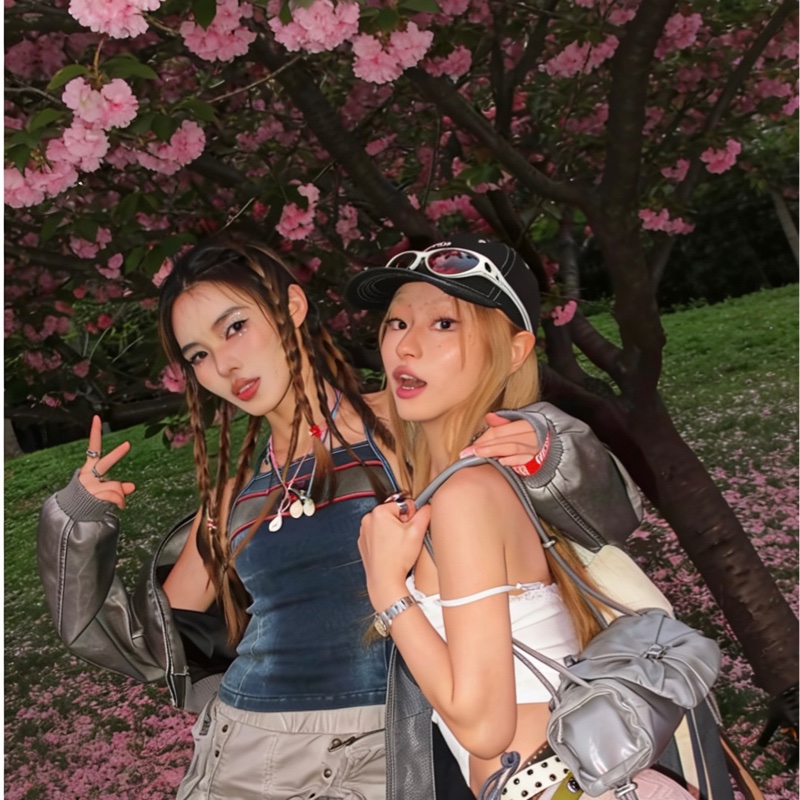 Diesel Scrunch-D 手提單肩包 黑色/灰白色-7