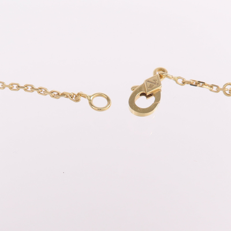 Van Cleef & Arpels 18K黃金Vintage Alhambra Pendant孔雀石手鏈-5
