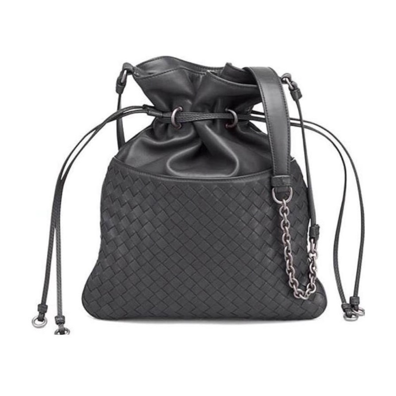 Bottega Veneta 女士 抽繩編織單肩包均碼碼32cm*2cm*27cm-0