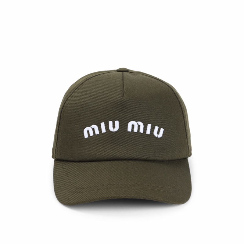 Miu Miu 女士 徽標棒球帽S M L XL碼-1