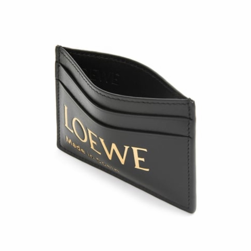 Loewe 女士 徽標壓紋扁平卡包均碼碼10.3cm*7.5cm-1