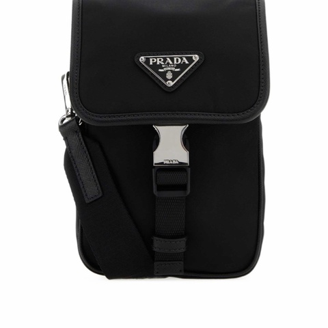 Prada 男士 徽標斜挎包均碼碼14cm*5.5cm*19cm