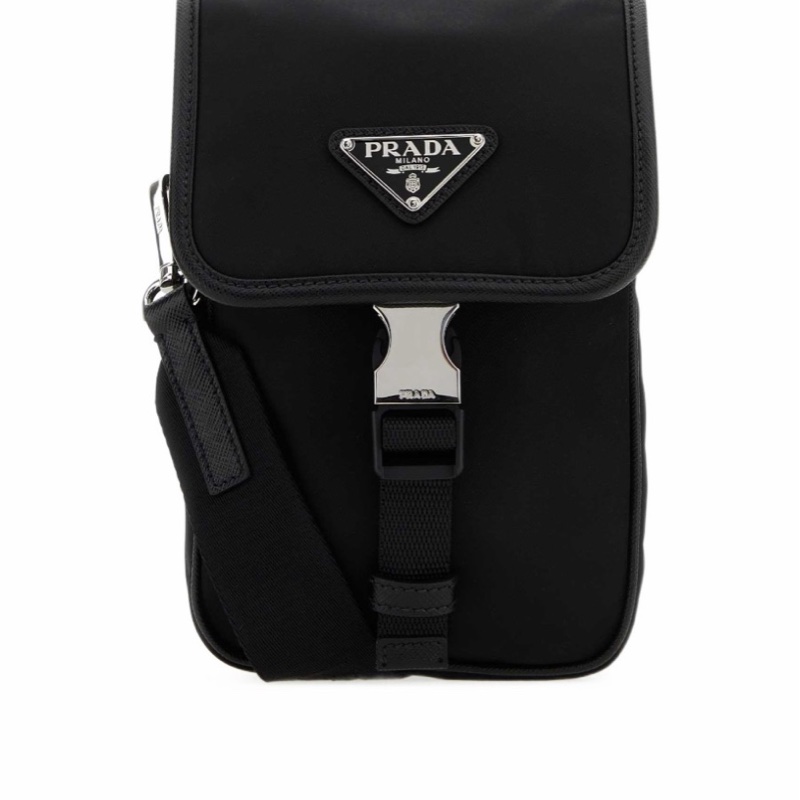 Prada 男士 徽標斜挎包均碼碼14cm*5.5cm*19cm-4
