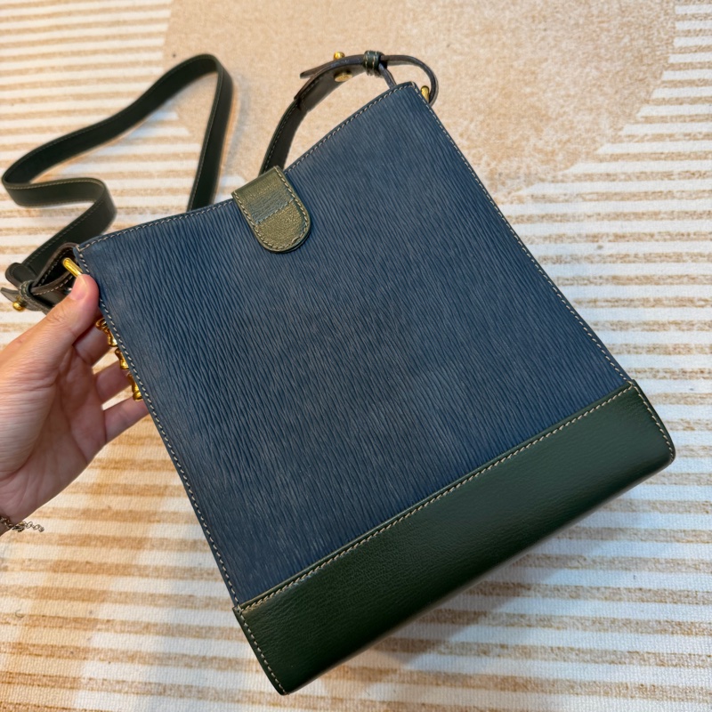 Loewe 羅意威 藍綠 蛇骨 斜孭 中古 Vintage-5