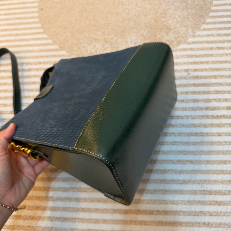 Loewe 羅意威 藍綠 蛇骨 斜孭 中古 Vintage-7