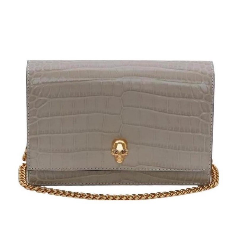 Alexander McQueen 女士 徽標單肩包均碼碼常規、19x5x13CM-1