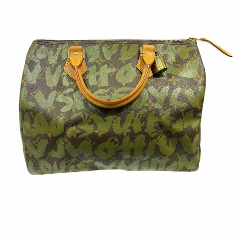 【美收精品】LV 茶綠色SPEEDY 30 5-44
