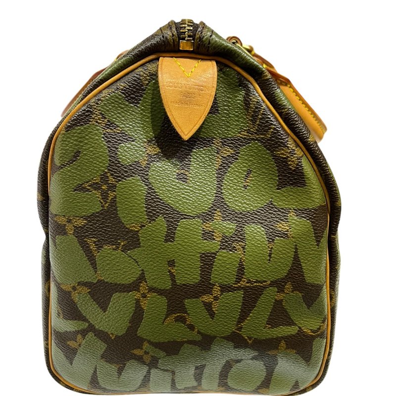 【美收精品】LV 茶綠色SPEEDY 30 5-44-2