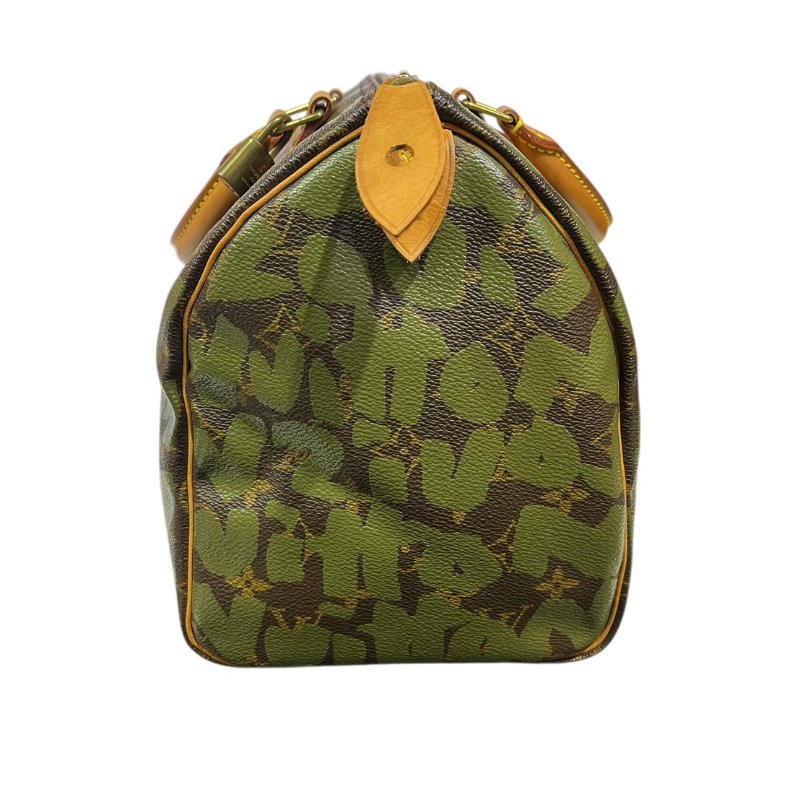 【美收精品】LV 茶綠色SPEEDY 30 5-44-3