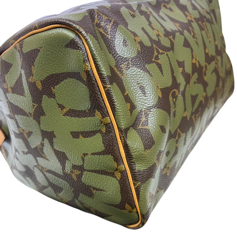 【美收精品】LV 茶綠色SPEEDY 30 5-44-4
