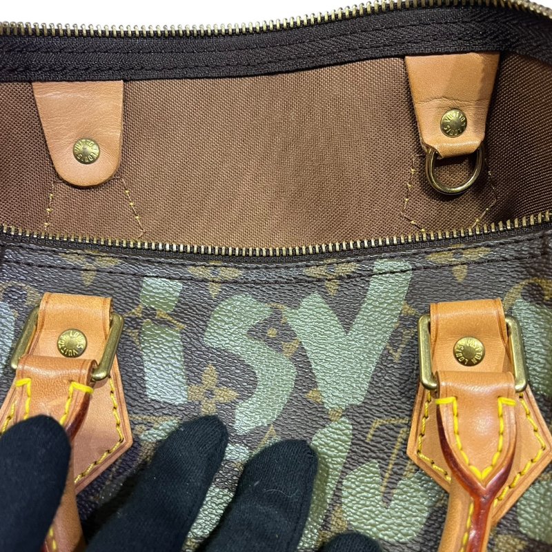 【美收精品】LV 茶綠色SPEEDY 30 5-44-11