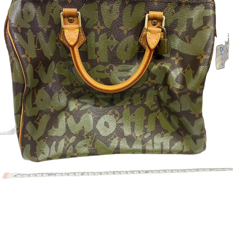 【美收精品】LV 茶綠色SPEEDY 30 5-44-17