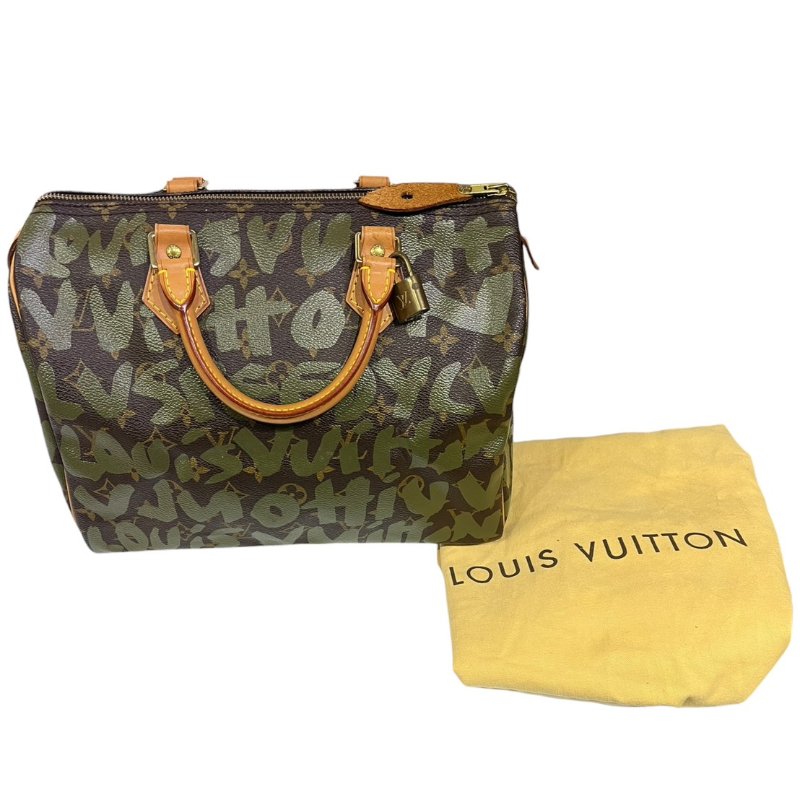 【美收精品】LV 茶綠色SPEEDY 30 5-44-18