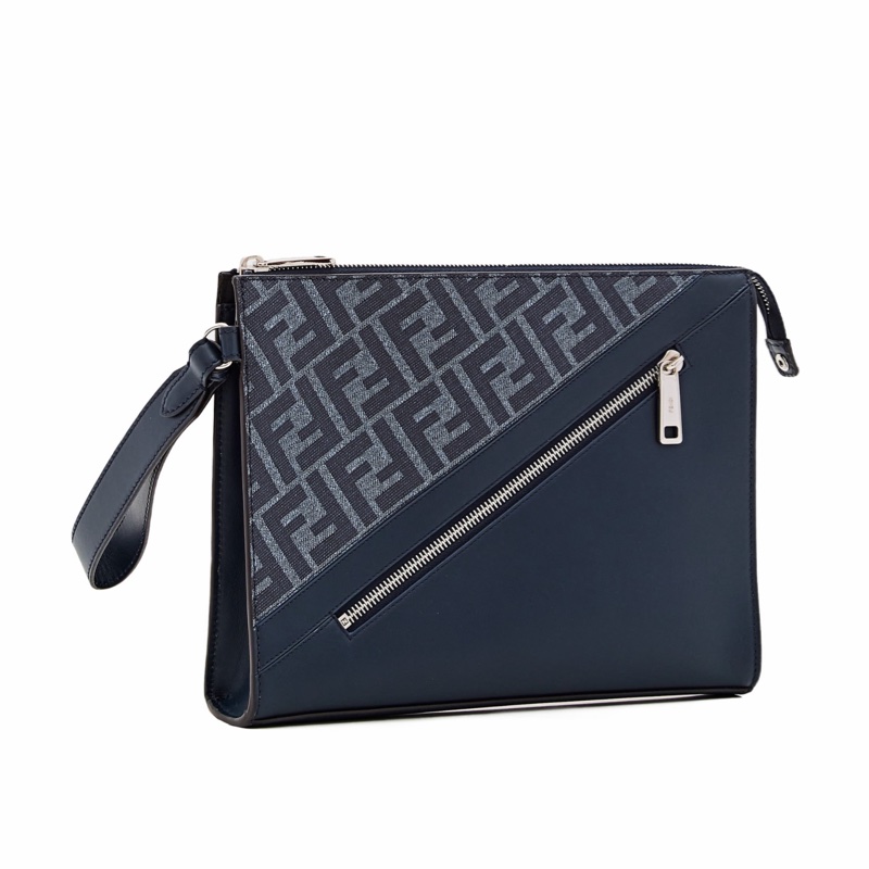 Fendi 男士 Shadow拉鍊手拿包均碼碼27cm*5cm*20cm-0