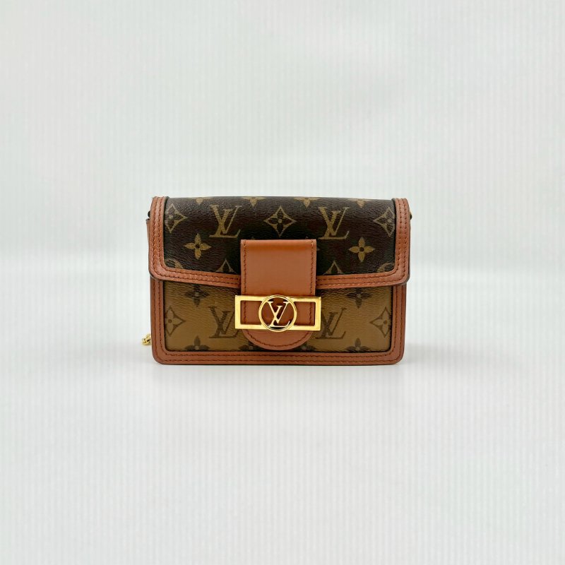 LV雙色原花達芙妮Dauphine鏈條woc M68746-5