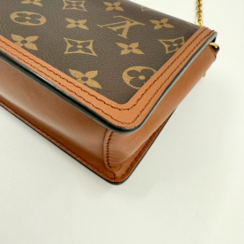 LV雙色原花達芙妮Dauphine鏈條woc M68746-8