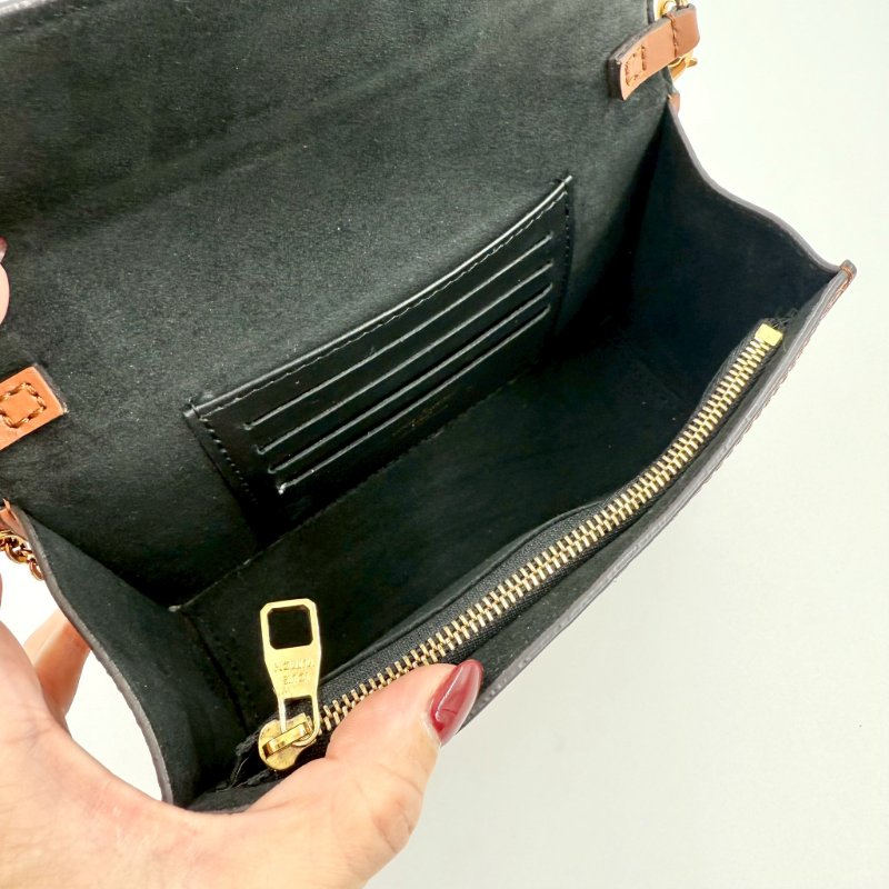 LV雙色原花達芙妮Dauphine鏈條woc M68746-12