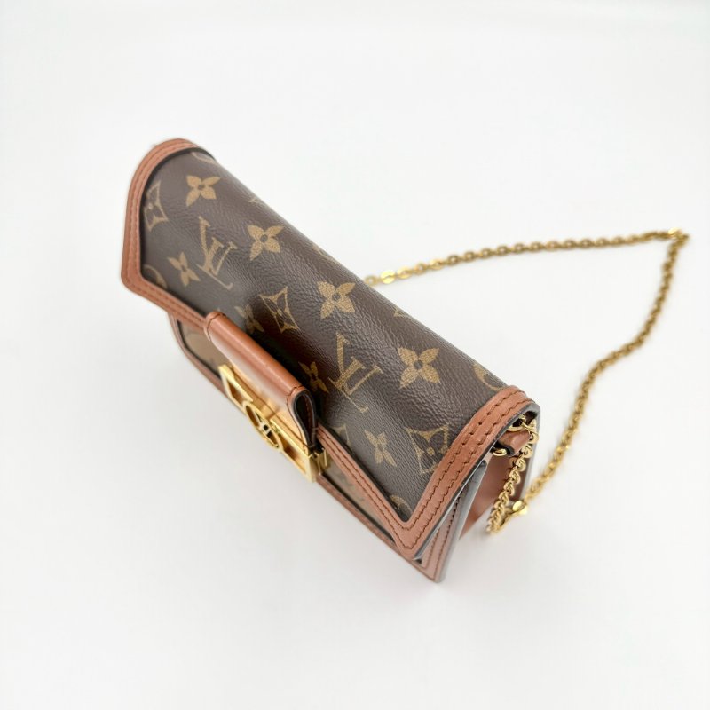 LV雙色原花達芙妮Dauphine鏈條woc M68746-19