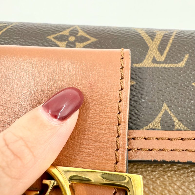 LV雙色原花達芙妮Dauphine鏈條woc M68746-22